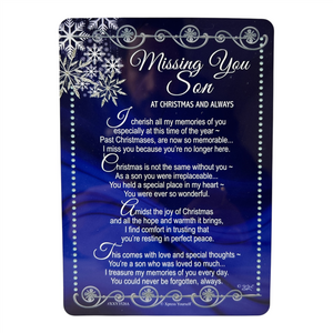 MissingYouSonatChristmasGravesideKeepsakeCard