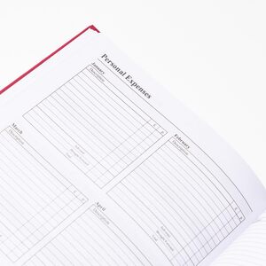 evelay 2027 Page a Day Diary A4 Cerise