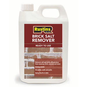 Rustins Brick Salt Remover 4L Ready to Use Removes Salt & White Efflorescence