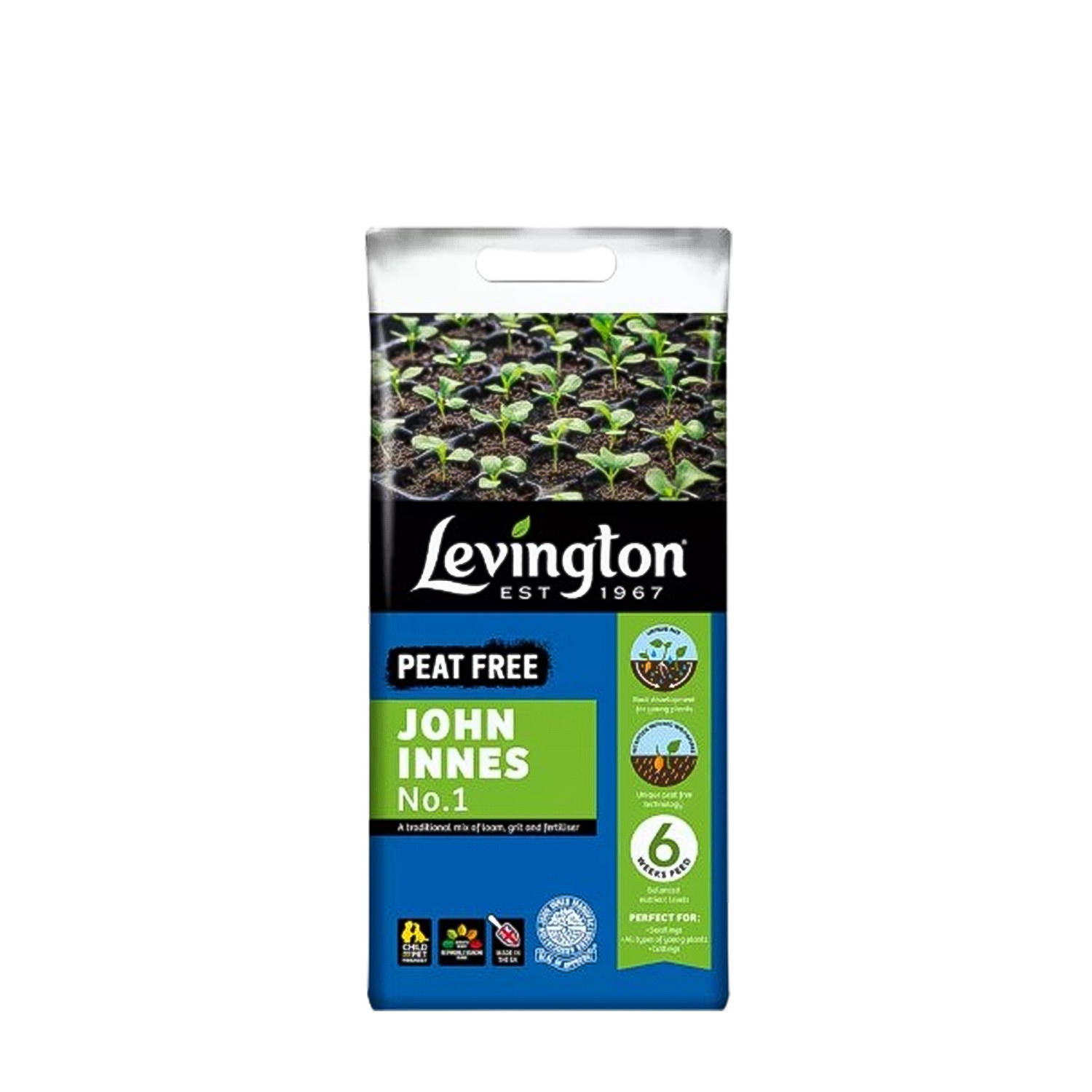 Levington Peat Free John Innes No.1 Compost - Brown