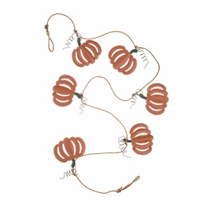 Metal Pumpkin Halloween Garland