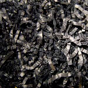 Black Crinkled Shredded Paper (1kg)