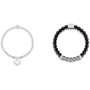 Life Charms Mother and Son Gift Boxed Bracelet Set