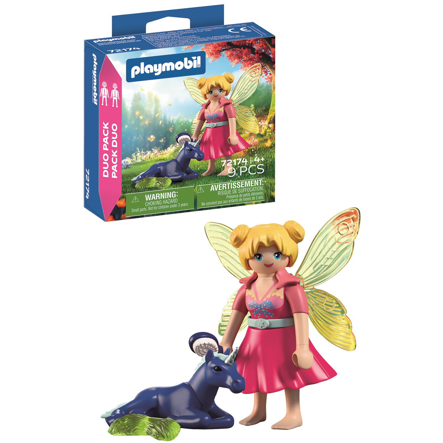 DuoPack Fairy with Unicorn Foal - Pink