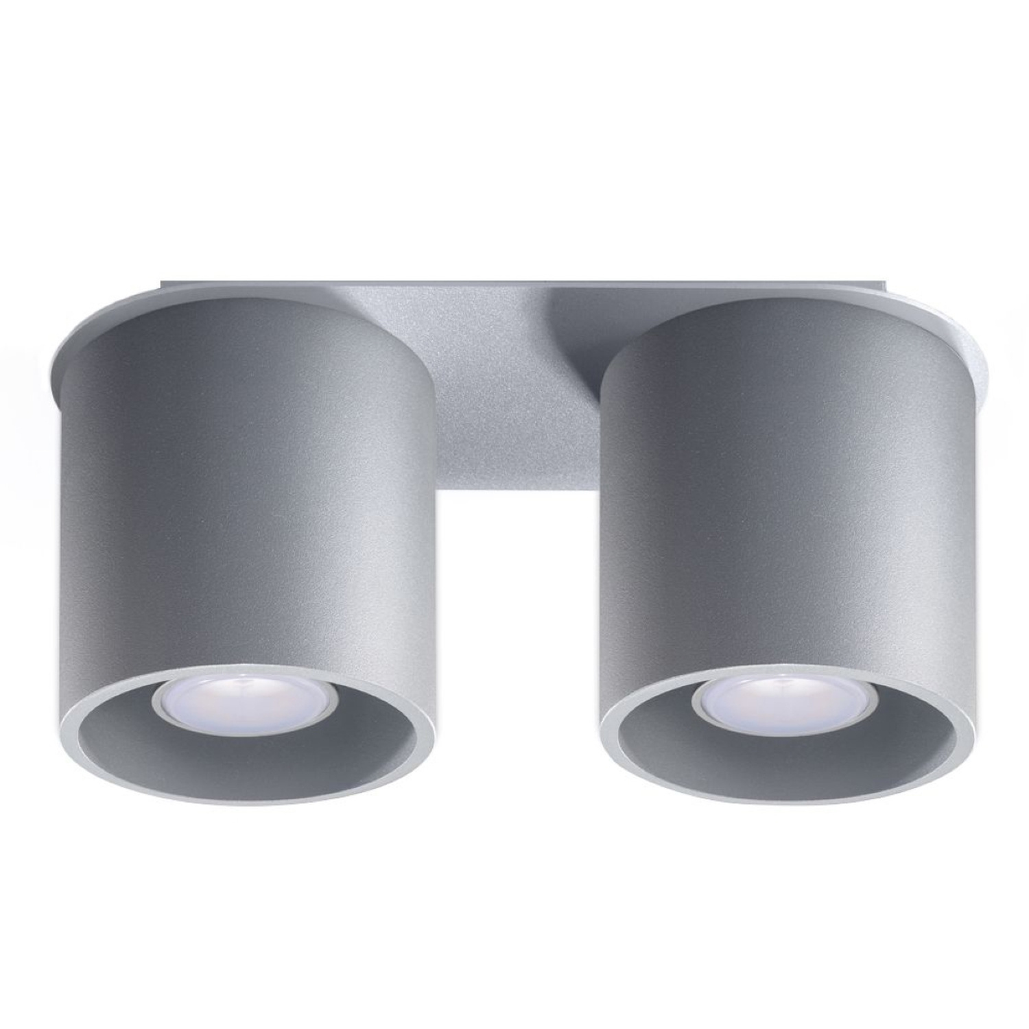 Sollux Lighting Ceiling Lamp Orbis 2 White - Gray