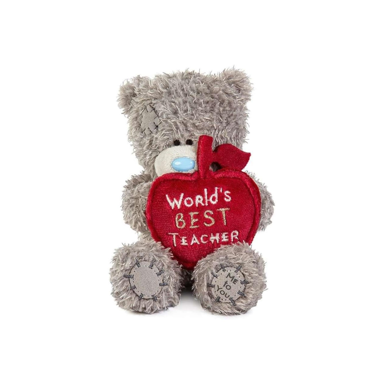 B&Q -  Tatty Teddy Plush 10Cm High Thank You 'world's Best Teacher' Apple Official Collection - Image 3