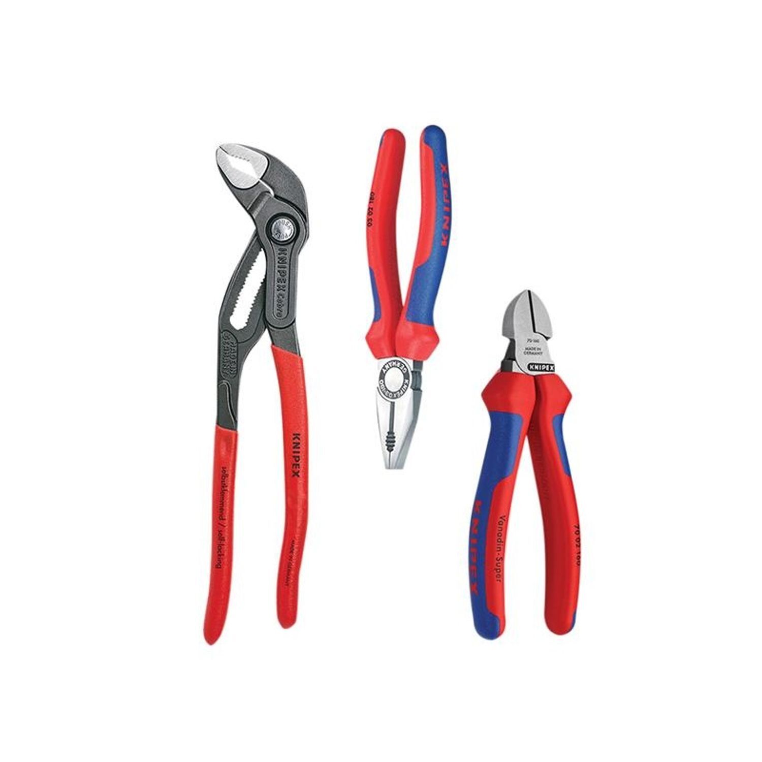 Knipex Bestseller Pliers Set, 3 Piece - Multi Colour
