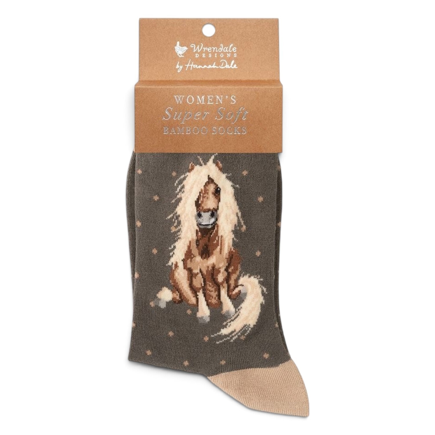 Wrendale Designs Illustrated Animal Socks For Women - Choice Of Design H - Grey - Image 6
