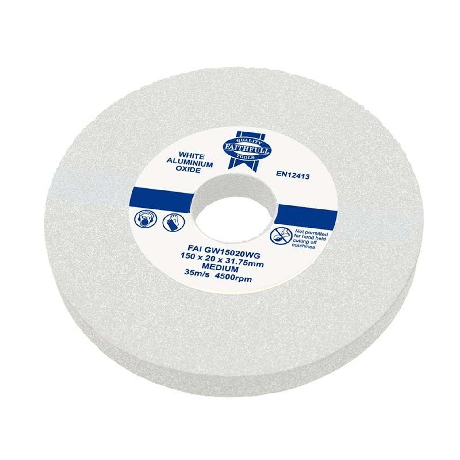 Faithfull Grinding Wheels, White Aluminium Oxide A - Multi Colour