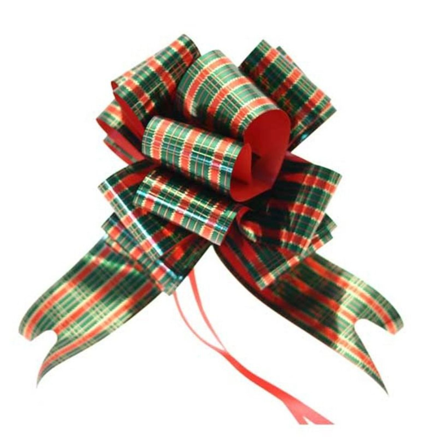 Kdmd Unisex Green Tartan Pull Bows 50Mm Party Decoration - Image 2