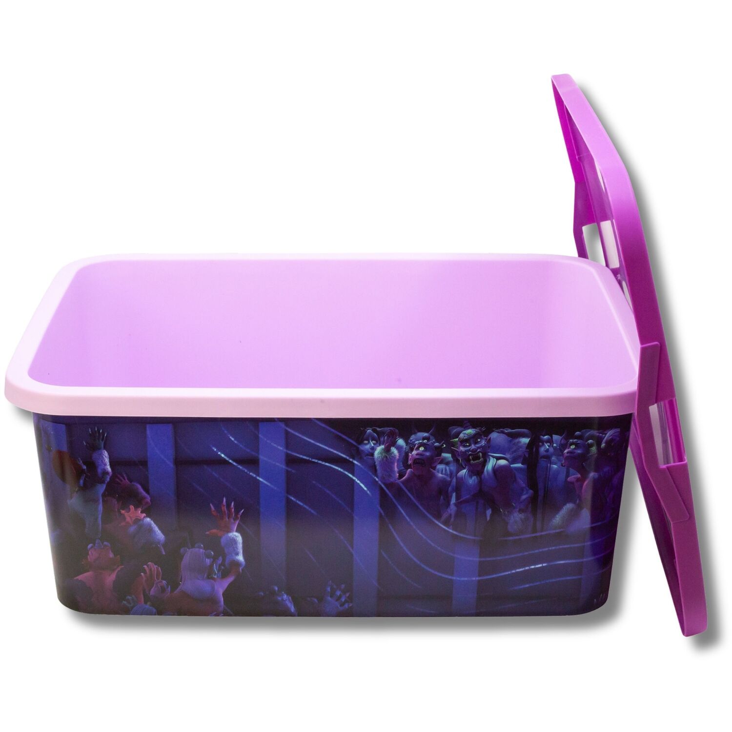 Kpop Demon Hunters Purple Storage Click Box, 13L - Purple