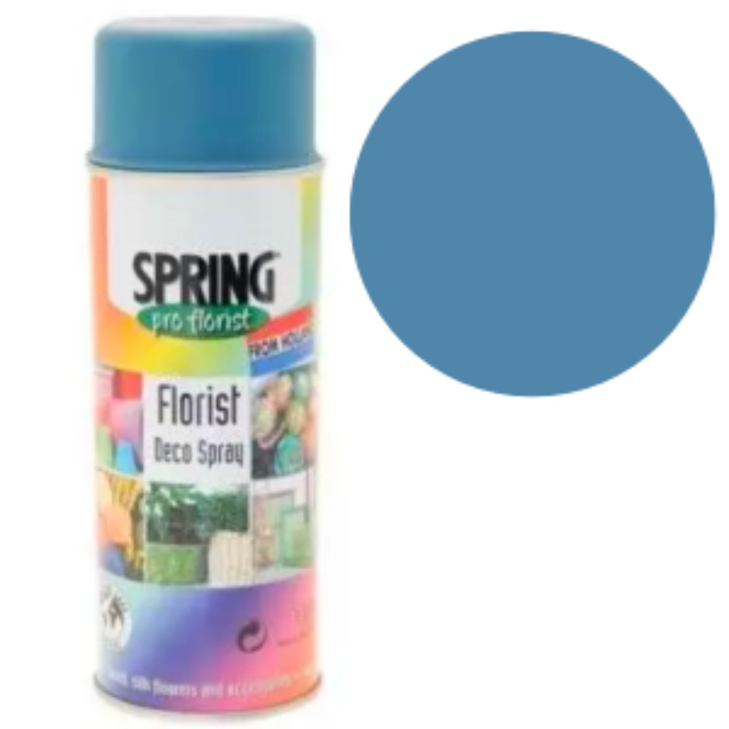 Kdmd Peacock Blue Euro-Aerosols Spray Paint - Blue