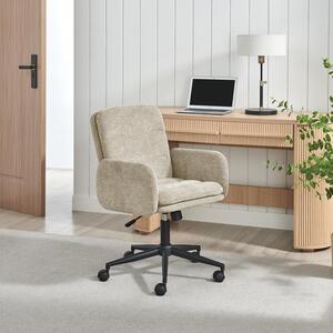 Diora Jumbo Corduroy Swivel Office Chair