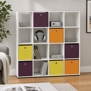 Mega Alpine White Room Divider Storage Unit