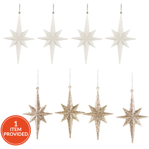 Pack of 4 8-Point Stars
