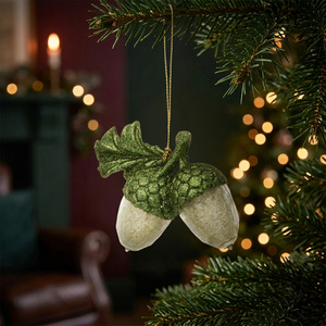 Glitter Acorn Decoration