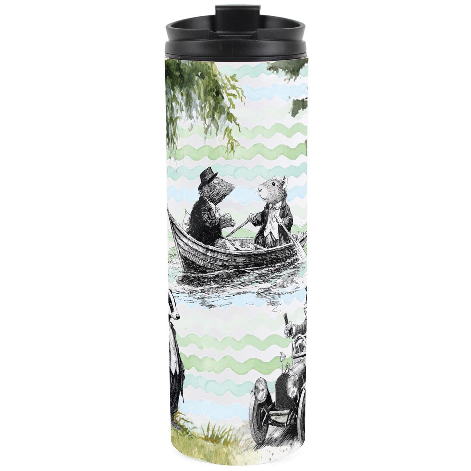 B&Q -  Willows In The Willows Stainless Steel Travel Flask - Image 3