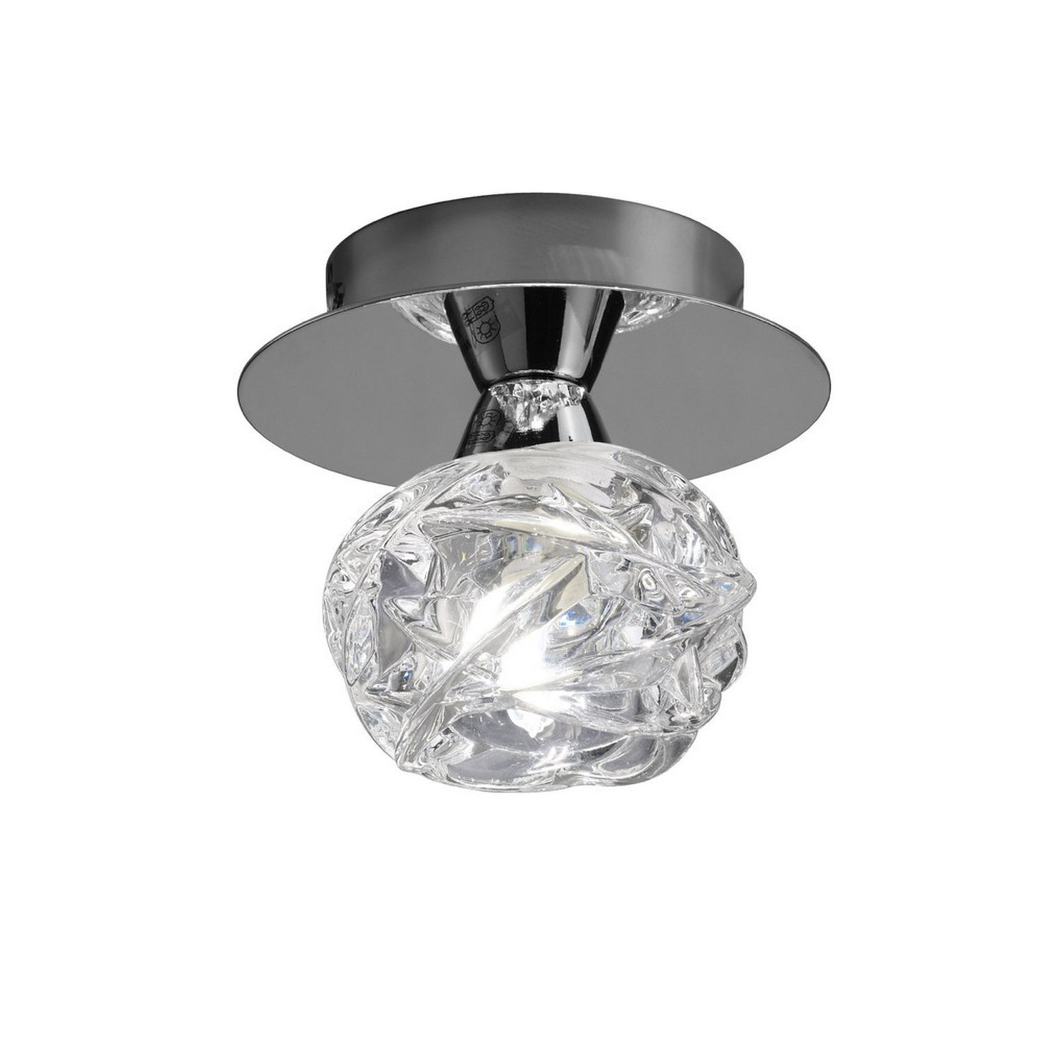 B&Q -  Luminosa Maremagnum Ceiling 1 Light G9Polished Chrome - Image 2