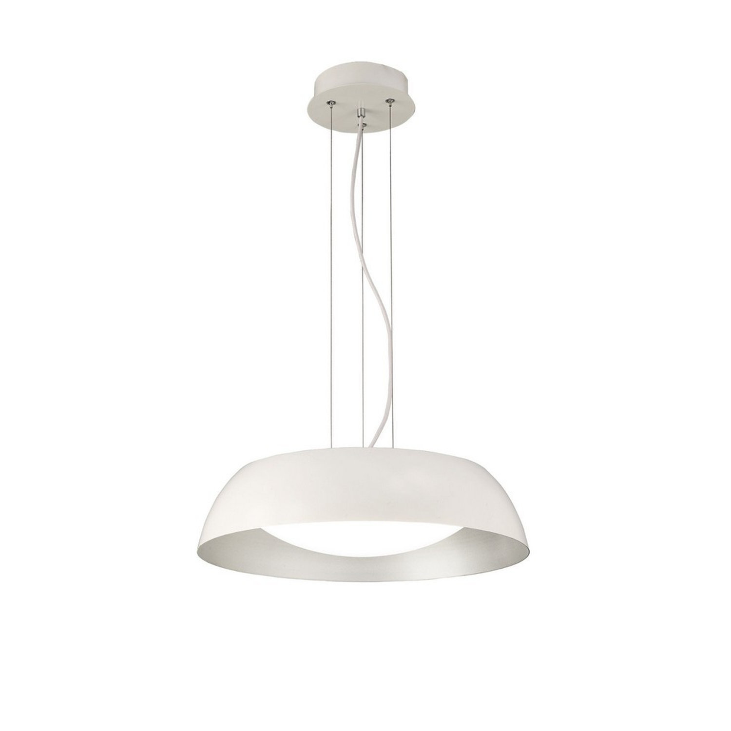 Inspired Lighting Argenta Pendant Light White