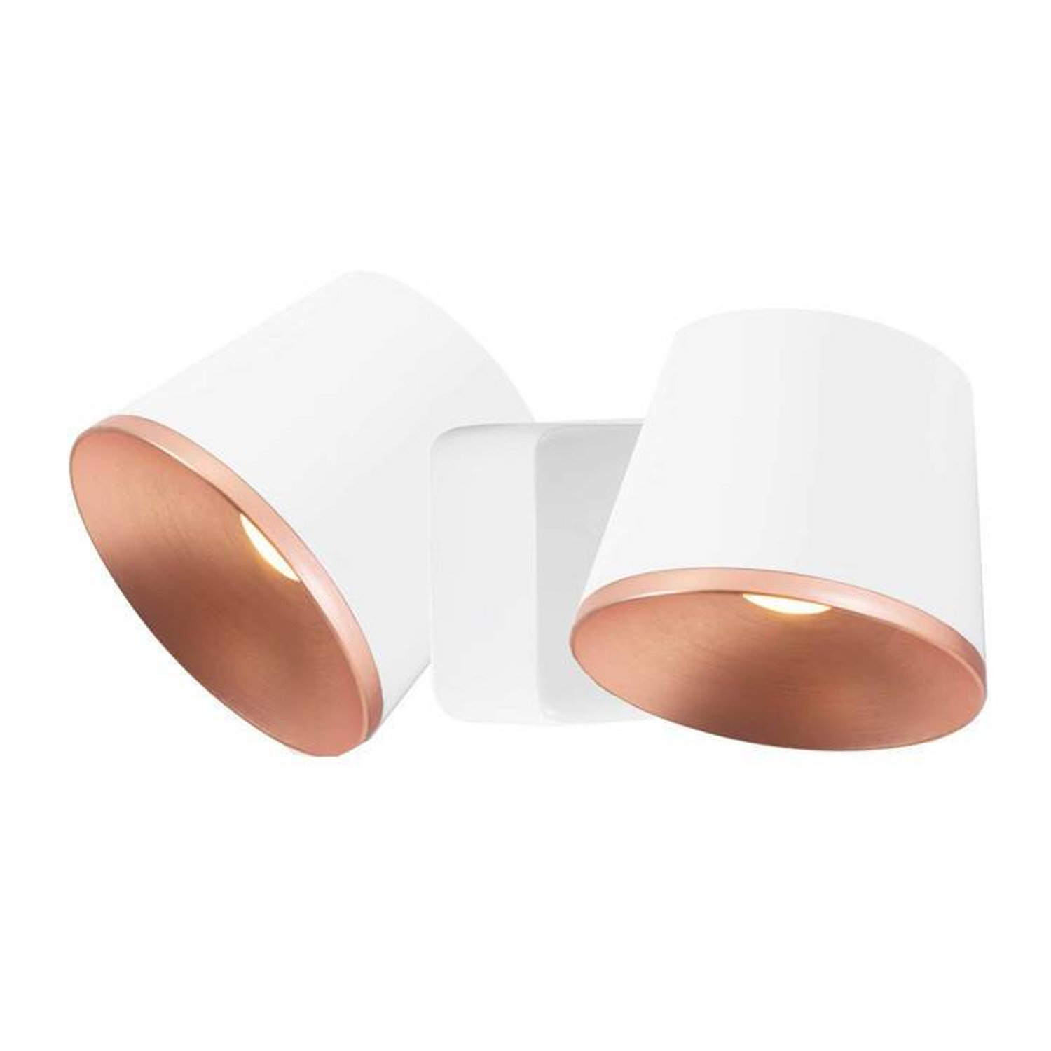 Drone Integrated LED Dome Wall / Ceiling Light White, Copper - Image 3
