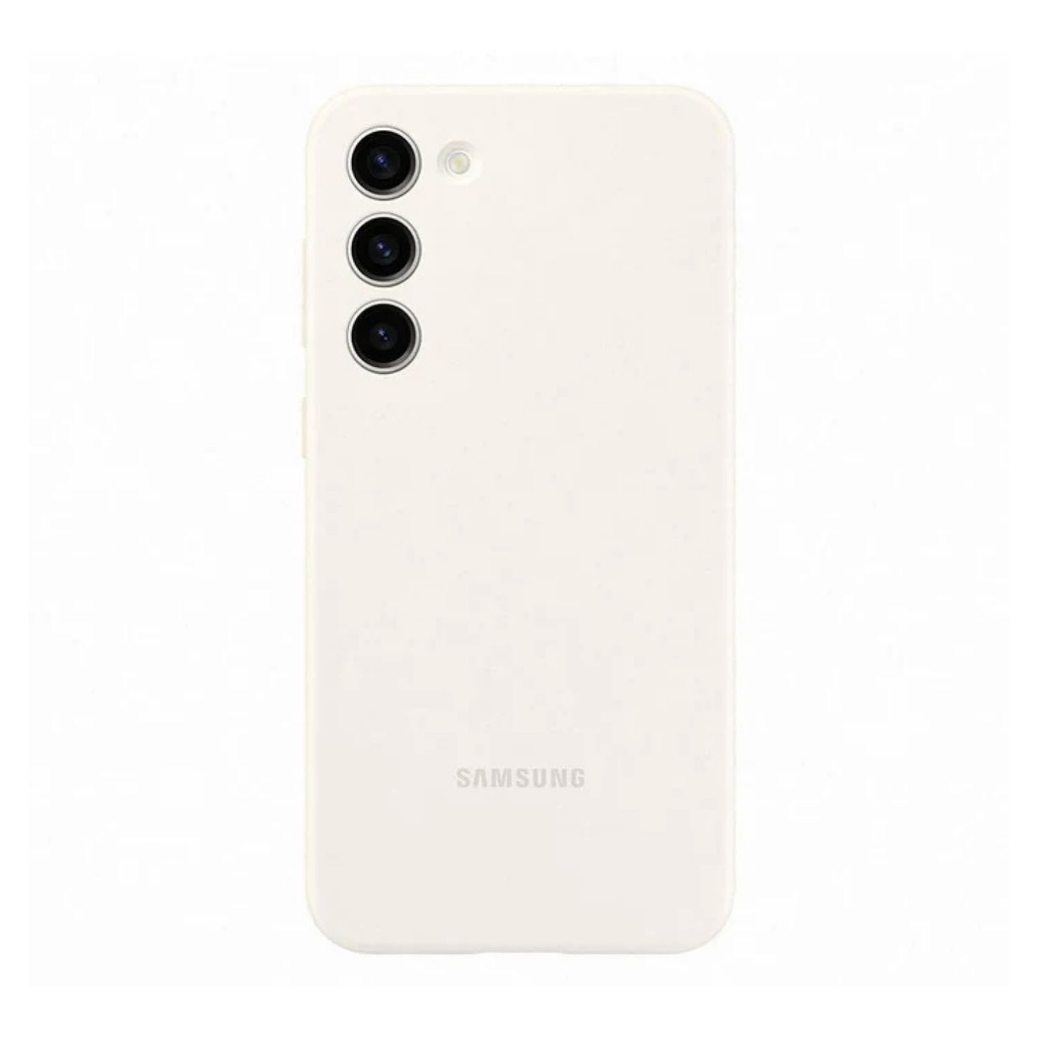 Samsung Unisex Beige Silicone Shell Galaxy S23 Plus - Image 3
