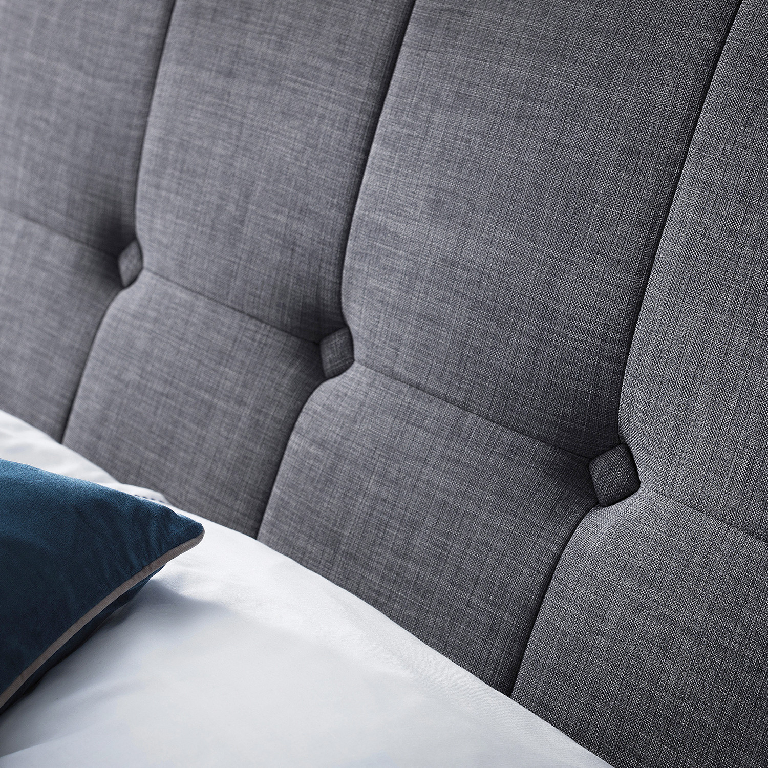 Sorrento Bed Frame - Grey Double