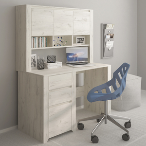 Marbel 2 Drawer & 1 Door Desk