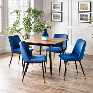 Set Of 2 Delaunay Dining Chairs - Blue