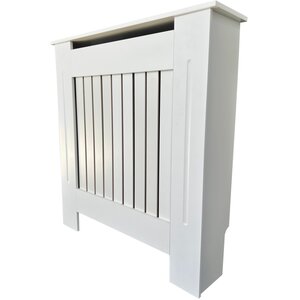 Small Wooden Slatted Grill Radiator Cover MDF Cabinet