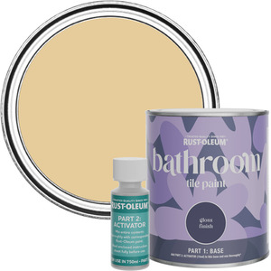 Rust-Oleum Bathroom Tile Paint in Gloss Finish - Sandstorm 750ml