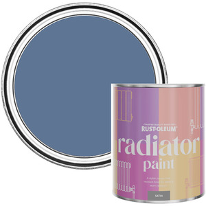 Rust-Oleum Radiator Paint in Satin Finish - Blue River 750ml