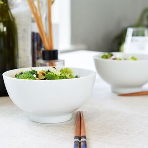 Classic White Rice Bowls - 13cm