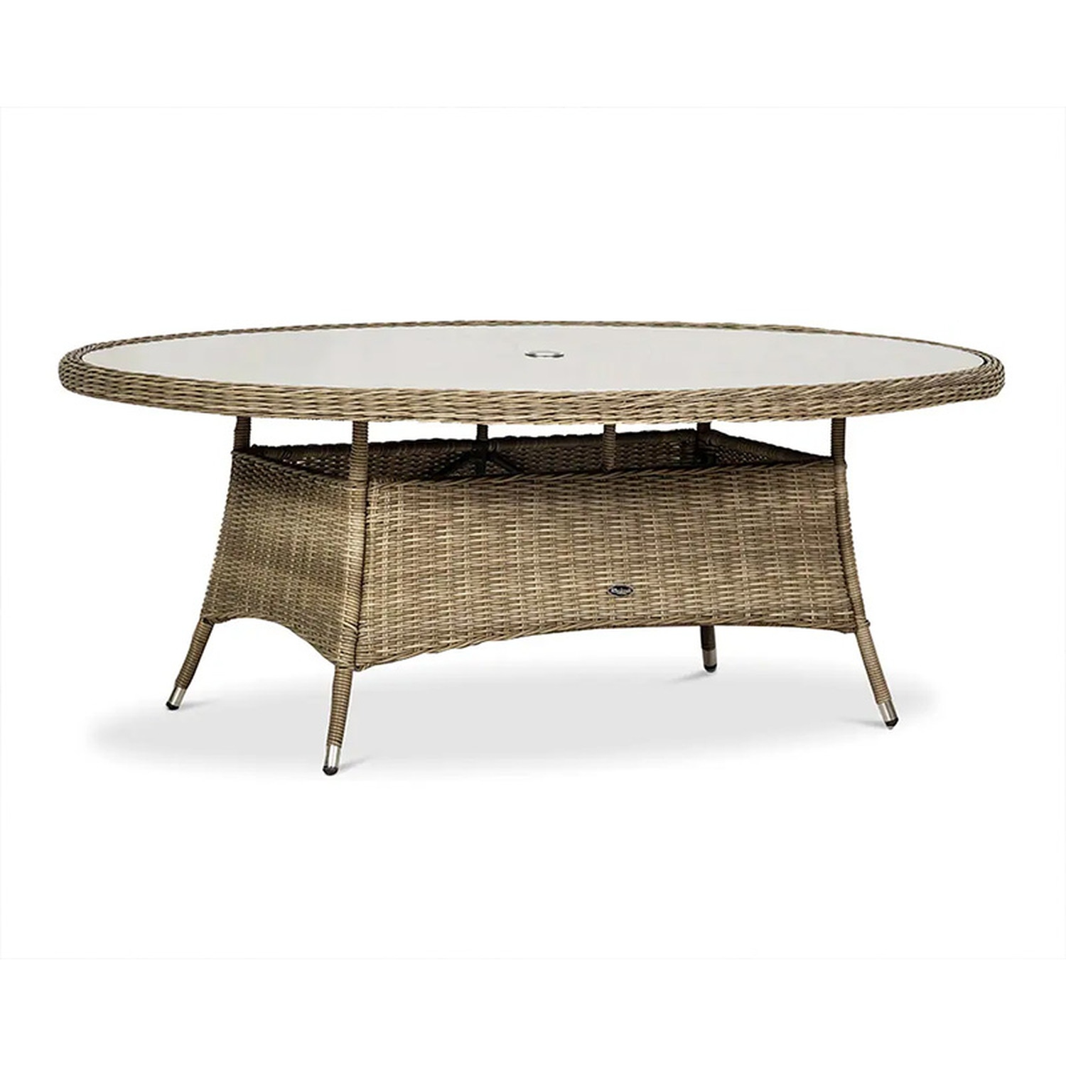 Wentworth 6 Seater Ellipse Imperial Dining Set - Neutral