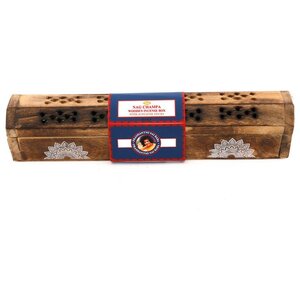 Large Nag Champa Incense Stick Mango Wood Box