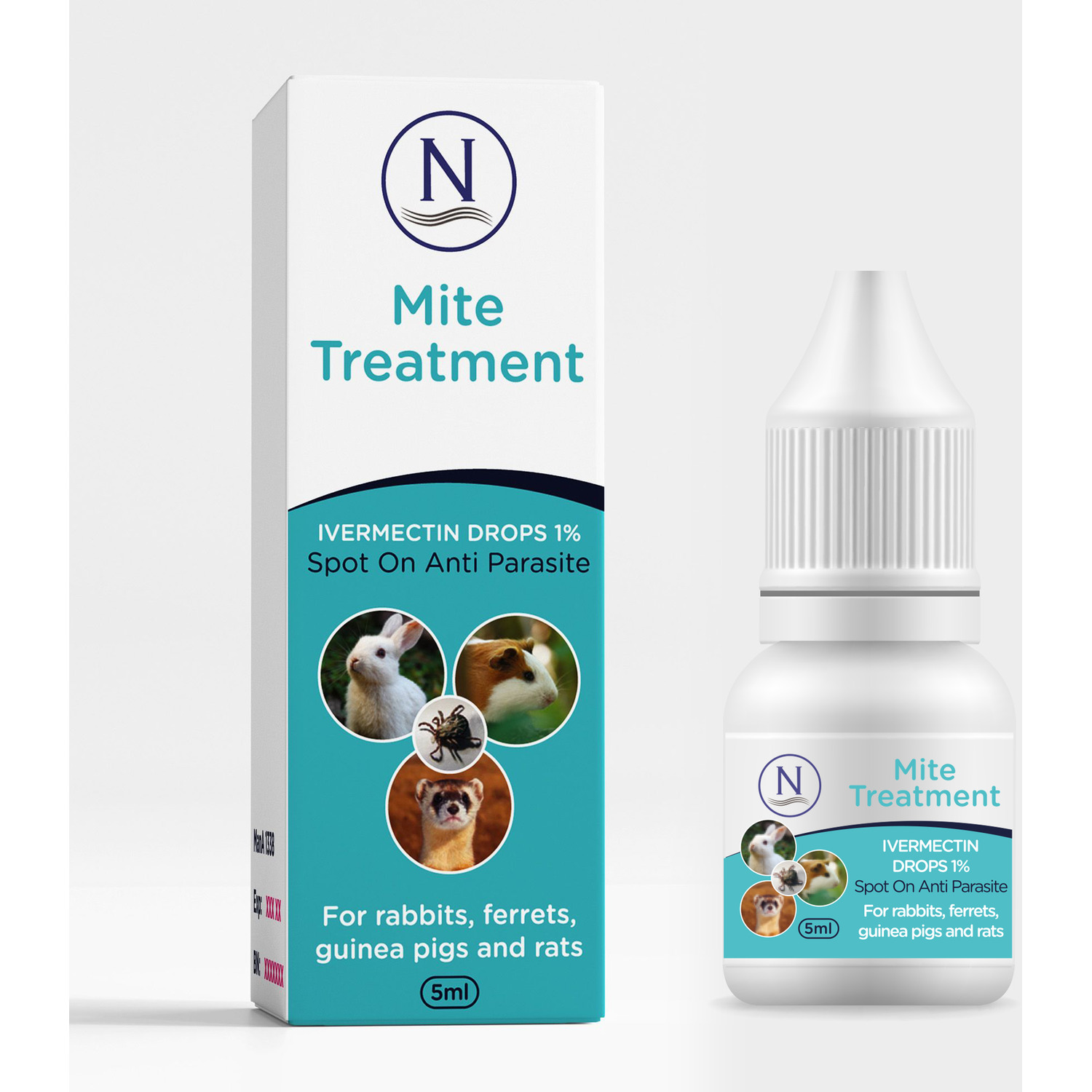 Naqua Ltd Mite Treatment Anti-Parasite For Guinea Pigs
