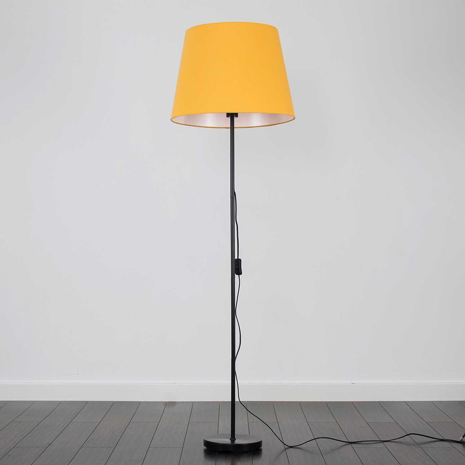 Image of Charlie Metal Stem Floor Lamp with&hellip;