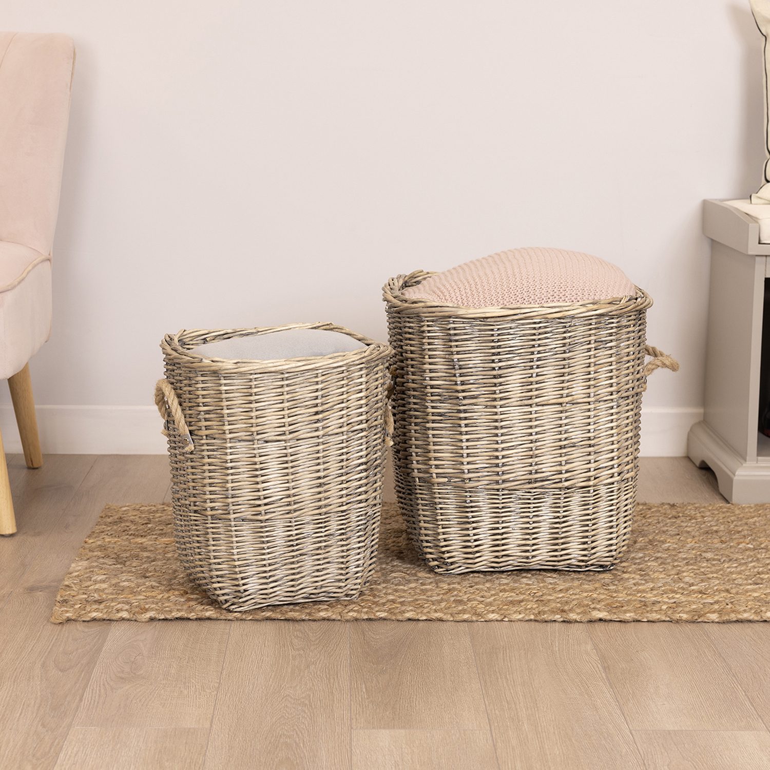 Image of Snug Lime Set Of Two Fabric&hellip;