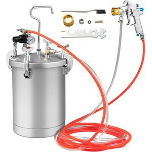 15L Paint Tank Pressure Paint Pot with Spray Gun