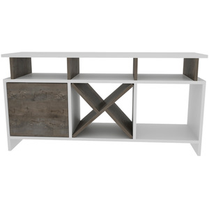 White / Wenge Auburn Modern TV Unit shot 5395666