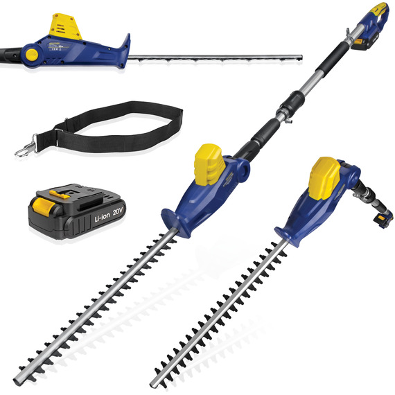 20V Cordless Long Reach Hedge Trimmer