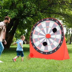 Portable Dartboard with 4 Kick Balls