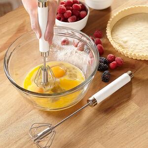 Set of 2 Semi-Automatic Whisk and Whipper Utensils