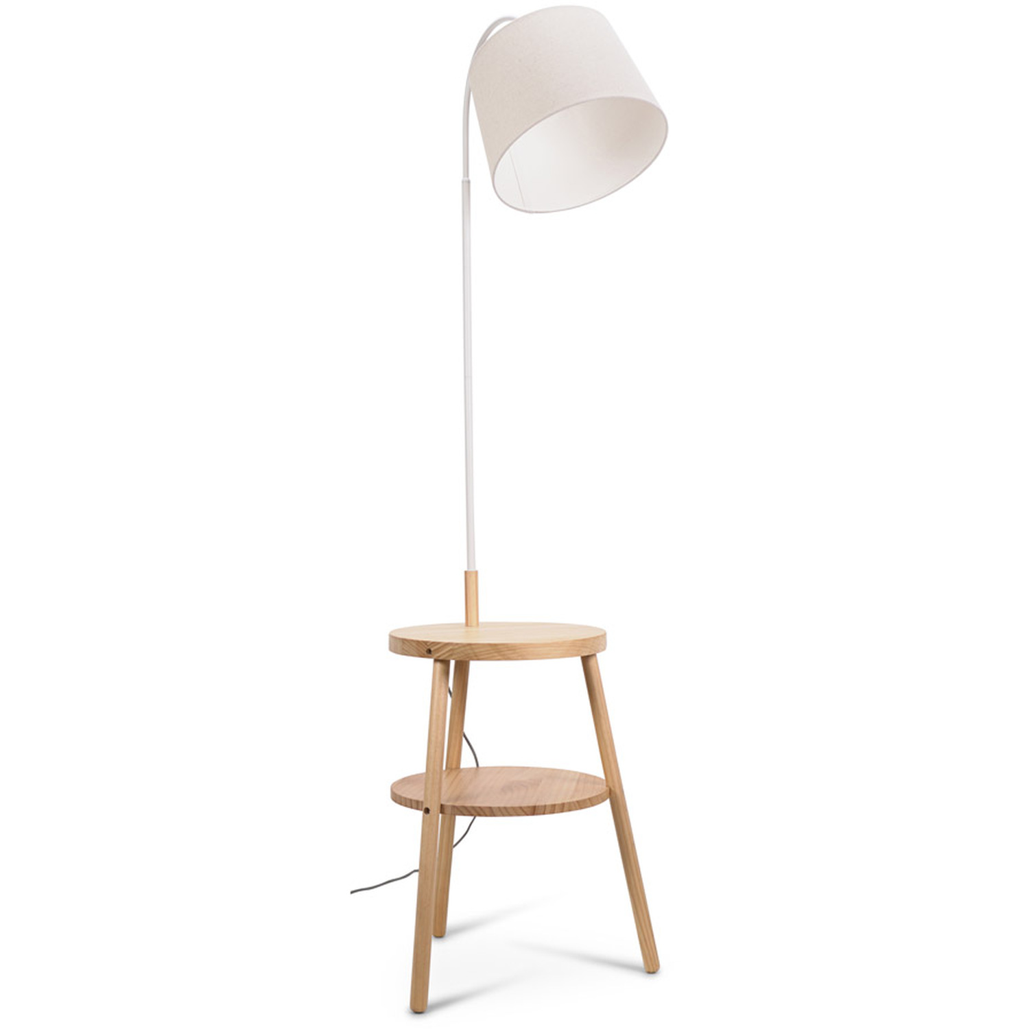 Image of Crowther Tripod Storage Floor Lamp -&hellip;