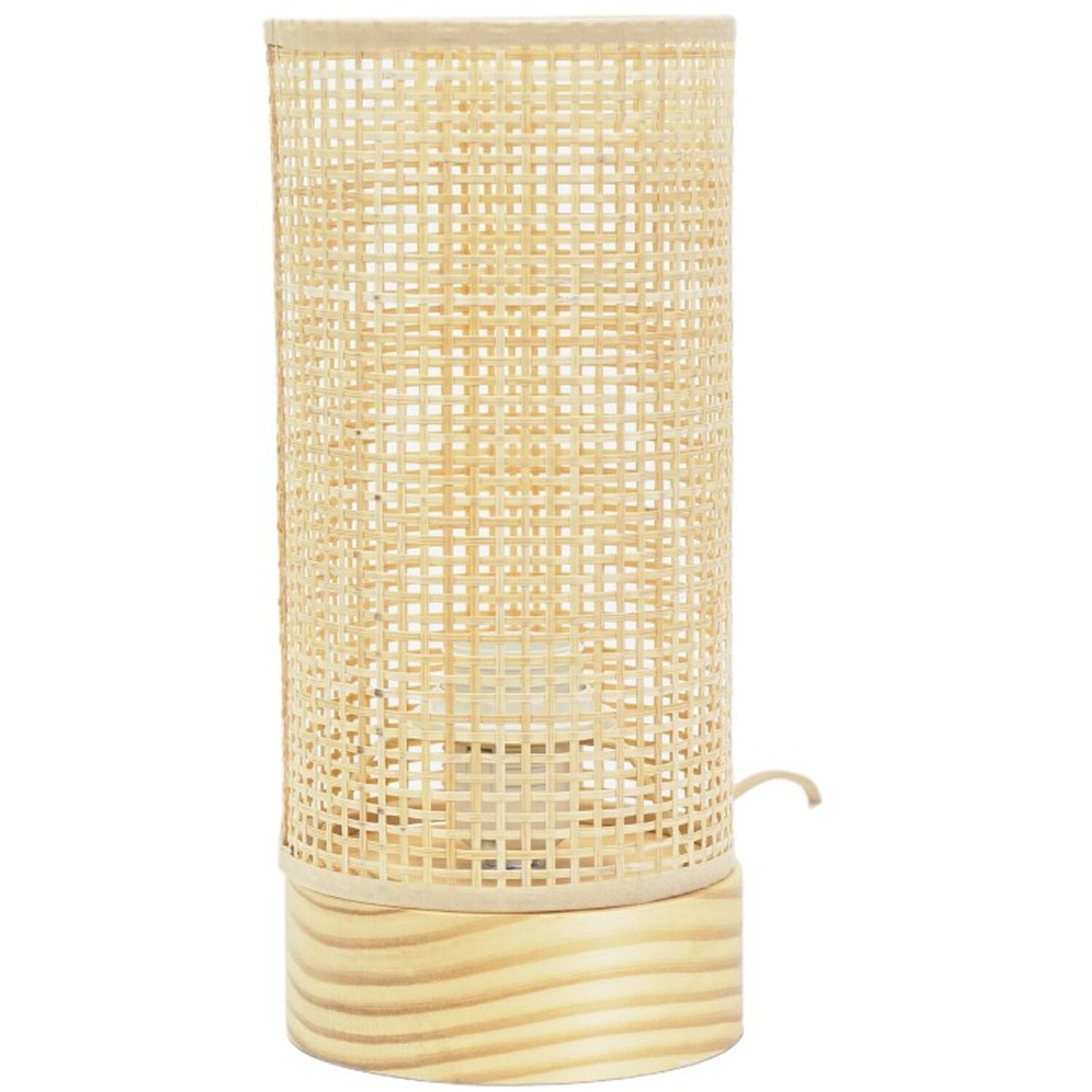Elsa Wooden Table Lamp - Natural / Bamboo / Yes