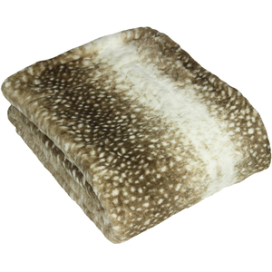 Fawn Faux Fur Throw