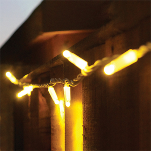Led String Lights White Rubber WW 45M
