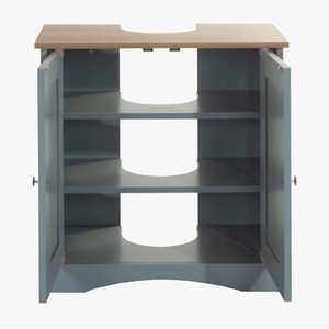 Blue Bathroom Under Sink Cabinet Storage Furniture shot 7357310