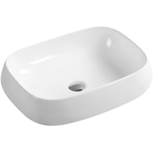 Ceramic Domed Oblong Countertop Basin