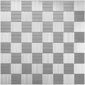 Linear Glow Peel and Stick Aluminum Tile Size 300 x 300 x 4 mm