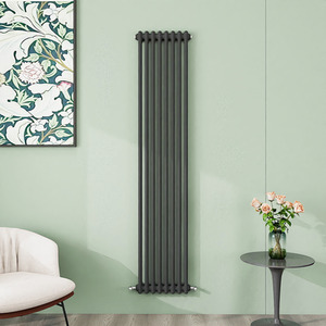 Anthracite / 180cm / 38cm Vertical Traditional Cast Iron Style Radiator 1500-1800mm 2 Column Anthracite shot 8211030